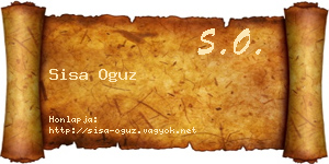 Sisa Oguz névjegykártya
